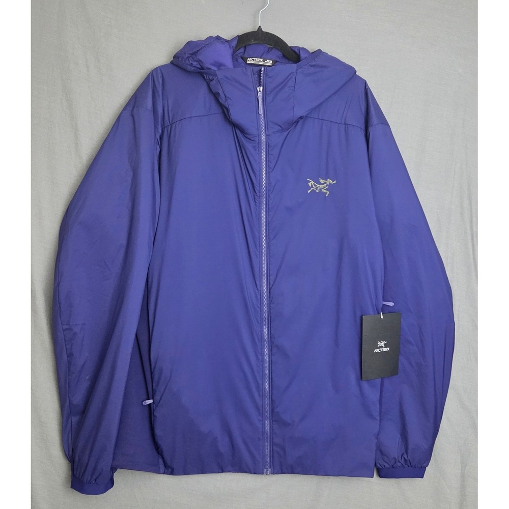 Arc'teryx Atom Hoody Men's XL Soulsonic Purple Insulated Jacket NWT Arc teryx